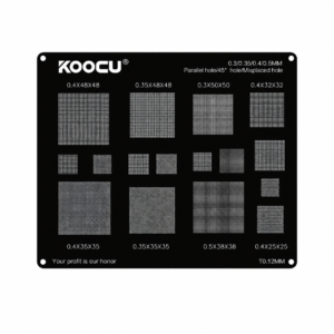 UNIVERSAL BLACK STENCIL KOOCU