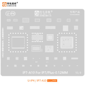 U IP4 AMAOE STENCIL (IPHONE 7 SERIES)