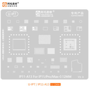U IP7 AMAOE STENCIL (IPHONE 11 SERIES)